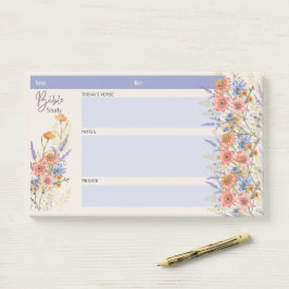 Floral BIBLE STUDIE NOTEERT Christelijke Faith Gif Post-it® Notes