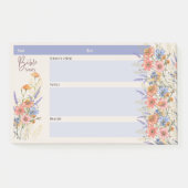 Floral BIBLE STUDIE NOTEERT Christelijke Faith Gif Post-it® Notes (Voorkant)