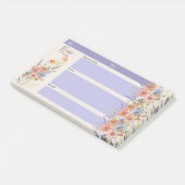 Floral BIBLE STUDIE NOTEERT Christelijke Faith Gif Post-it® Notes (Schuin)