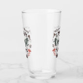 Floral Bible Verse Art 'Ik heb mijn vertrouwen in  Glas (Rechts)