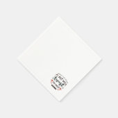 Floral Bible Verse Art 'Ik heb mijn vertrouwen in  Servet (Hoek)