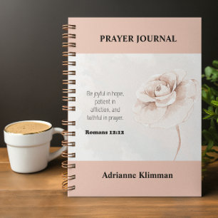 Floral Bible Verse Gebed Journal Notitieboek