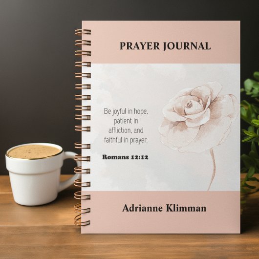 Floral Bible Verse Gebed Journal Notitieboek