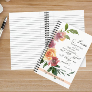 Floral Bible Verse Gebed Journal Notitieboek