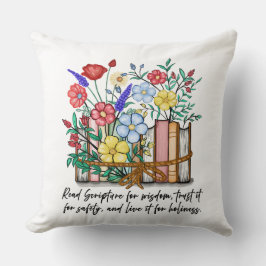 Floral Bible Verse Kussen