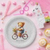 Floral Bicycle Beer Papier Bord (Feest)