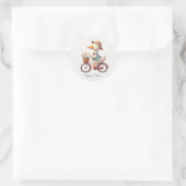 Floral Bicycle Duck Sticker (Tas)