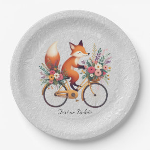 Floral Bicycle Fox Paper Bord