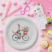 Floral Bicycle Kangaroo Paper Bord (Feest)