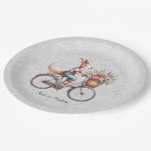 Floral Bicycle Kangaroo Paper Bord (Gekanteld)