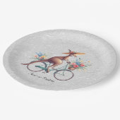 Floral Bicycle Kangaroo Paper Bord (Gekanteld)