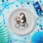 Floral Bicycle Pinguin Paper Bord (Feest)