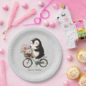 Floral Bicycle Pinguin Paper Bord (Feest)
