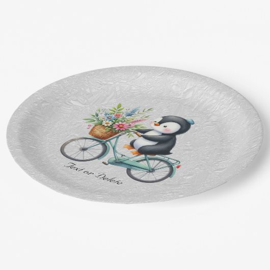 Floral Bicycle Pinguin Paper Bord (Gekanteld)