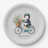 Floral Bicycle Pinguin Paper Bord (Voorkant)