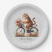 Floral Bicycle Tiger Paper Bord (Voorkant)
