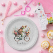 Floral Bicycle Turtle Paper Bord (Feest)
