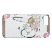 Floral Bicycle wooden  rustige telefoonbehuizing Case-Mate iPhone Case (Achterkant (Horizontaal))