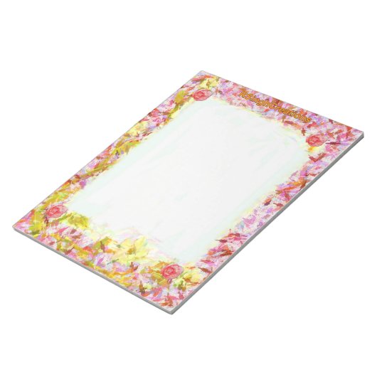 Floral Big Notitieblok (Schuin)