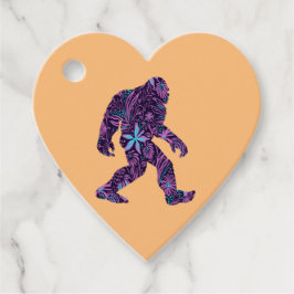 FLORAL BIGFOOT BEDANKJES LABELS