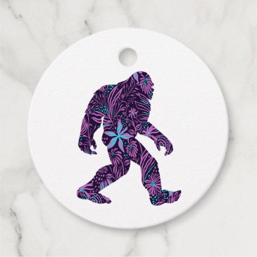 FLORAL BIGFOOT BEDANKJES LABELS (Voorkant)