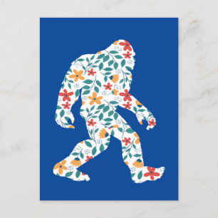 FLORAL BIGFOOT BRIEFKAART