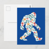 FLORAL BIGFOOT BRIEFKAART (Voorkant / Achterkant)