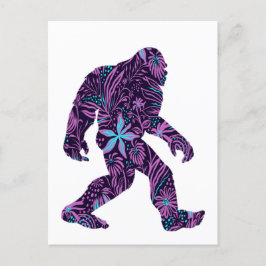 FLORAL BIGFOOT BRIEFKAART