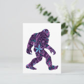 FLORAL BIGFOOT BRIEFKAART (Staand voorkant)