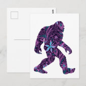 FLORAL BIGFOOT BRIEFKAART (Voorkant / Achterkant)