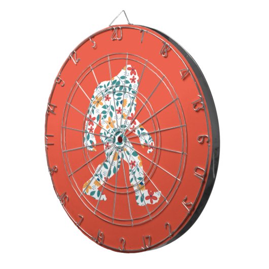 FLORAL BIGFOOT DARTBORD (Voorkant Rechts)