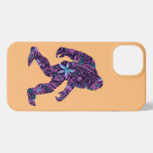 FLORAL BIGFOOT iPhone HOESJE (Achterkant horizontaal)