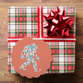 FLORAL BIGFOOT ORNAMENT KAART