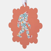 FLORAL BIGFOOT ORNAMENT KAART (Links)
