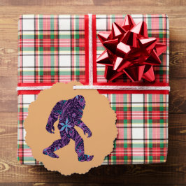 FLORAL BIGFOOT ORNAMENT KAART