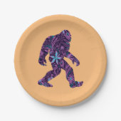 FLORAL BIGFOOT PAPIEREN BORDJE (Voorkant)