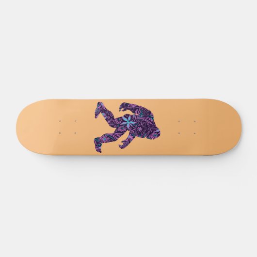 FLORAL BIGFOOT PERSOONLIJK SKATEBOARD (Horizontaal)