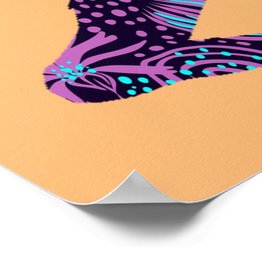 FLORAL BIGFOOT POSTER (Hoek)