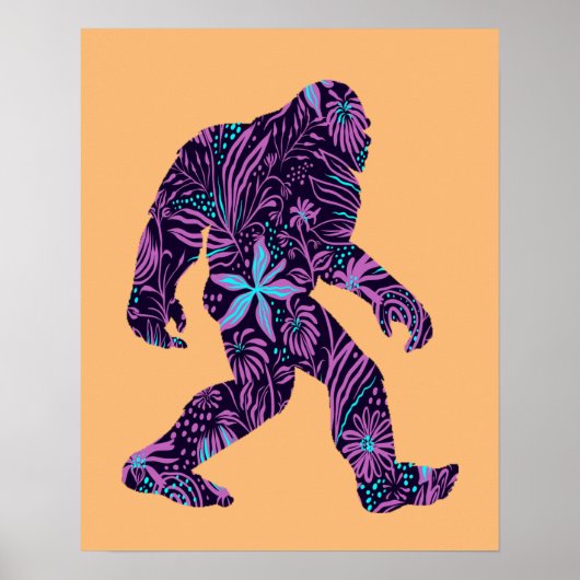 FLORAL BIGFOOT POSTER (Voorkant)