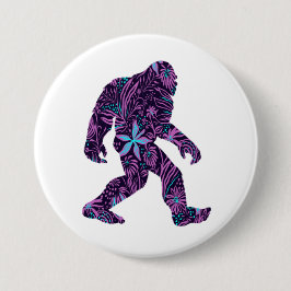 FLORAL BIGFOOT RONDE BUTTON 7,6 CM