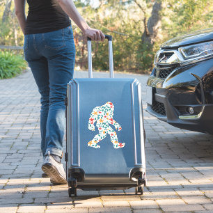 FLORAL BIGFOOT STICKER