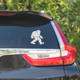 FLORAL BIGFOOT STICKER