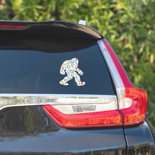 FLORAL BIGFOOT STICKER (Auto Zijkant)