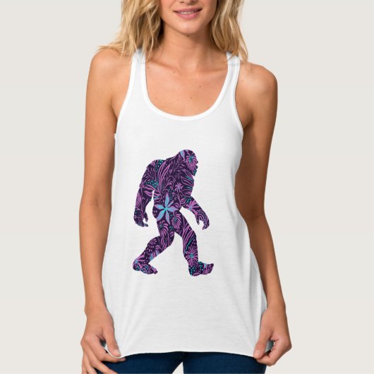 FLORAL BIGFOOT TANKTOP (Voorkant)