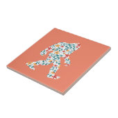 FLORAL BIGFOOT TEGELTJE (Zijkant)
