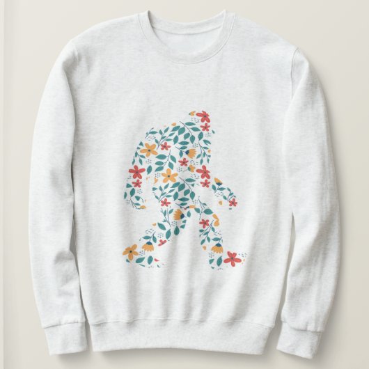 FLORAL BIGFOOT TRUI (Design voorkant)