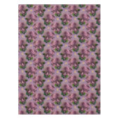  Floral bijen Damask Mauve Gold Tafelkleed (Voorkant)