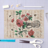  Floral bijen Muziek Ephemera Weefpapier Tissuepapier (Craft)