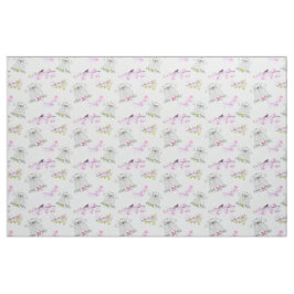 Floral Bird Cage Fabric Stof