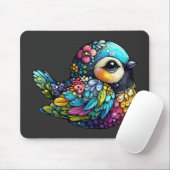 Floral Bird Harmony Muismat (Met muis)